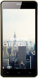 Дигма Сити Z520 3G отзывы, характеристики, описание, цена.