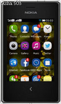 Фото Nokia Asha 503 Dual Sim Нокиа с поддержкой двух активных сим карт и мощной батарейкой